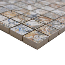 Załaduj obraz do przeglądarki galerii, Mix wielokolorowy mat mozaika gresowa
