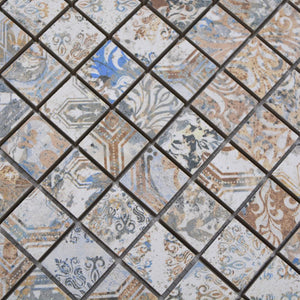 Mix wielokolorowy mat mozaika gresowa