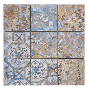 Mix wielokolorowy B6 mozaika gresowa mat
