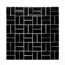 Załaduj obraz do przeglądarki galerii, Mozaika ceramiczna kolor czarny połysk T 81