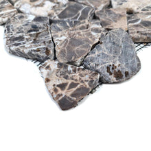 Załaduj obraz do przeglądarki galerii, Mozaika kamienna - marmur kolor brąz mat T 249