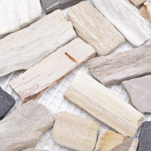 Załaduj obraz do przeglądarki galerii, Mozaika kamienna - marmur multikolor mat T 314