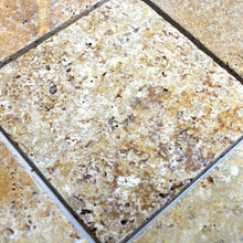 Załaduj obraz do przeglądarki galerii, Mozaika kamienna - traweryn kolor żółty mat T 383