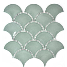 Załaduj obraz do przeglądarki galerii, Mozaika ceramiczna kolor jasny zielony połysk MOZ 5731 VP