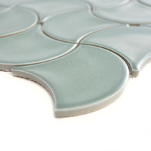 Załaduj obraz do przeglądarki galerii, Mozaika ceramiczna kolor jasny zielony połysk MOZ 5735 VP