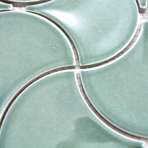 Mozaika ceramiczna kolor jasny zielony połysk T 104