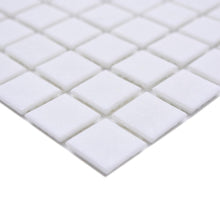 Załaduj obraz do przeglądarki galerii, Mozaika szklana kolor biały połysk T 503