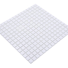 Załaduj obraz do przeglądarki galerii, Mozaika szklana kolor biały połysk T 503