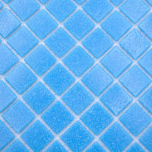 Załaduj obraz do przeglądarki galerii, Mozaika szklana kolor turkusowy niebieski połysk T 551