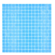 Załaduj obraz do przeglądarki galerii, Mozaika szklana kolor turkusowy niebieski połysk T 551