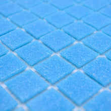 Załaduj obraz do przeglądarki galerii, Mozaika szklana kolor turkusowy niebieski połysk T 551