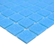 Załaduj obraz do przeglądarki galerii, Mozaika szklana kolor turkusowy niebieski połysk T 551