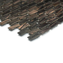 Załaduj obraz do przeglądarki galerii, Mozaika szklana kolor mix brązowy połysk T 527