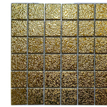 Załaduj obraz do przeglądarki galerii, Mozaika ceramiczna kolor złoty połysk T 184