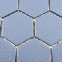 Załaduj obraz do przeglądarki galerii, Mozaika ceramiczna kolor niebieski mat hexagon T 138