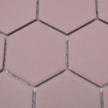 Załaduj obraz do przeglądarki galerii, Mozaika ceramiczna kolor ceglany klinkier mat hexagon T 41

