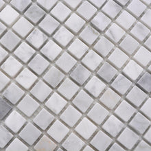 Załaduj obraz do przeglądarki galerii, Marmur kolor biały mat mozaika kamienna - MOZ 7152 VP