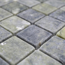 Załaduj obraz do przeglądarki galerii, Marmur kolor zielony mat mozaika kamienna