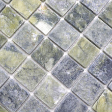 Załaduj obraz do przeglądarki galerii, Marmur kolor zielony mat mozaika kamienna