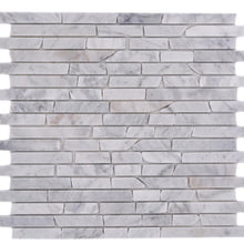 Załaduj obraz do przeglądarki galerii, Marmur kolor biały mat mozaika kamienna - MOZ 7158 VP