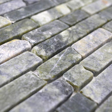 Załaduj obraz do przeglądarki galerii, Marmur kolor zielony mat mozaika kamienna