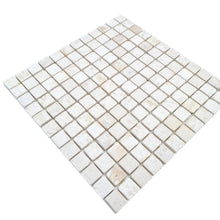 Załaduj obraz do przeglądarki galerii, Mozaika kamienna - marmur kolor biały mat T 238
