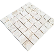 Załaduj obraz do przeglądarki galerii, Mozaika kamienna - marmur kolor biały mat T 239