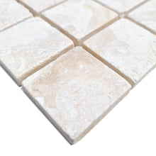 Załaduj obraz do przeglądarki galerii, Mozaika kamienna - marmur kolor biały mat T 239