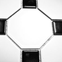 Załaduj obraz do przeglądarki galerii, Mozaika ceramiczna kolor biały czarny mat T 31