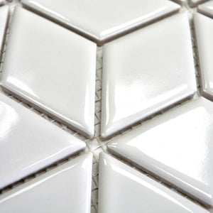 Mozaika ceramiczna kolor biały połysk T27