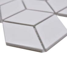 Załaduj obraz do przeglądarki galerii, Mozaika ceramiczna kolor biały mat T15
