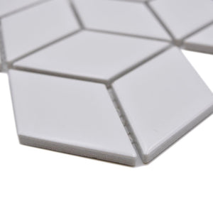 Mozaika ceramiczna kolor biały mat T15