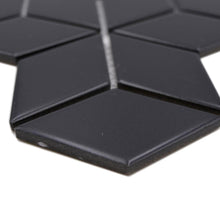 Załaduj obraz do przeglądarki galerii, Mozaika ceramiczna kolor czarny mat T 56