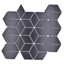 Załaduj obraz do przeglądarki galerii, Mozaika ceramiczna kolor czarny mat T 56