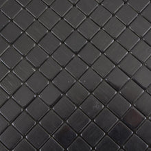 Załaduj obraz do przeglądarki galerii, Samoprzylepna mozaika mix - aluminium / metal kolor czarny mat T 474