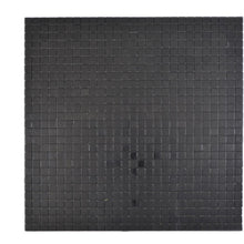 Załaduj obraz do przeglądarki galerii, Samoprzylepna mozaika mix - aluminium / metal kolor czarny mat T 474
