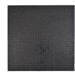 Samoprzylepna mozaika mix - aluminium / metal kolor czarny mat T 474