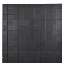 Załaduj obraz do przeglądarki galerii, Samoprzylepna mozaika mix - aluminium / metal kolor czarny mat T 475
