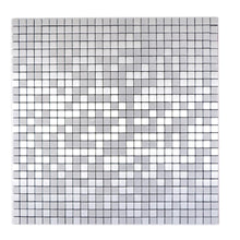 Załaduj obraz do przeglądarki galerii, Samoprzylepna mozaika mix - aluminium / metal kolor srebrny mat T 478