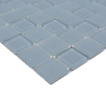 Załaduj obraz do przeglądarki galerii, Samoprzylepna mozaika szklana kolor mix szary mat T 598