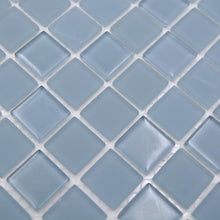 Załaduj obraz do przeglądarki galerii, Samoprzylepna mozaika szklana kolor mix szary mat T 598