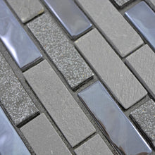 Załaduj obraz do przeglądarki galerii, Samoprzylepna mozaika mix kolor czarny mat T 420