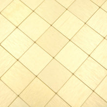 Załaduj obraz do przeglądarki galerii, Samoprzylepna mozaika mix - aluminium / metal kolor złoty połysk T 485