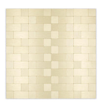 Załaduj obraz do przeglądarki galerii, Samoprzylepna mozaika mix - aluminium / metal kolor złoty połysk T 486