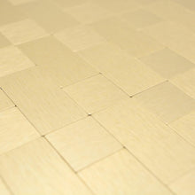 Załaduj obraz do przeglądarki galerii, Samoprzylepna mozaika mix - aluminium / metal kolor złoty połysk T 486