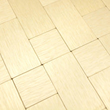 Załaduj obraz do przeglądarki galerii, Samoprzylepna mozaika mix - aluminium / metal kolor złoty połysk T 486