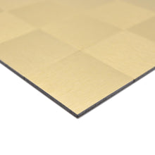 Załaduj obraz do przeglądarki galerii, Samoprzylepna mozaika mix - aluminium / metal kolor złoty połysk T 487
