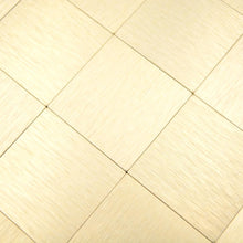 Załaduj obraz do przeglądarki galerii, Samoprzylepna mozaika mix - aluminium / metal kolor złoty połysk T 487