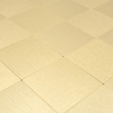 Załaduj obraz do przeglądarki galerii, Samoprzylepna mozaika mix - aluminium / metal kolor złoty połysk T 487