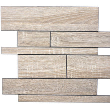 Załaduj obraz do przeglądarki galerii, Samoprzylepna mozaika mix - aluminium / metal kolor szary mat T 482